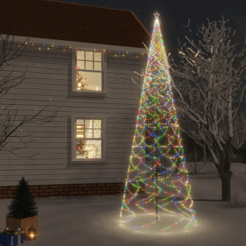 Brad de Craciun cu tarus 3000 LED-uri multicolor 800 cm