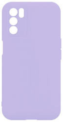 Husa din silicon compatibila cu Oppo A16S silk touch interior din catifea Lila 