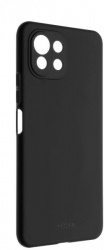 Husa din silicon compatibila cu Xiaomi Mi 11T Lite silk touch interior din catifea Negru 