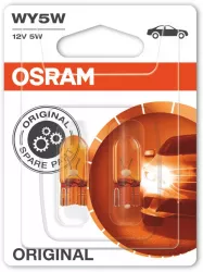 Set 2 Becuri 12V WY5W Original Blister Osram