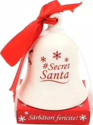 Clopotel decorativ Secret Santa 