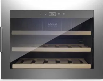 Racitor de vinuri Caso Germany WineSafe 18 EB capacitate 18 sticle control Sensor-Touch tehnologie compresor clasa A inox 