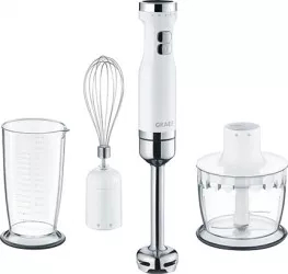 Set blender de mana + accesorii Graef HB501 5 trepte de viteza functie turbo functie anti-stropire design ergonomic motor puternic 800 W 