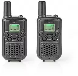 Statie emisie-receptie Walkie Talkie raza 5 km 8 canale negru Nedis 
