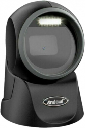 Cititor coduri de bare 2D USB negru 