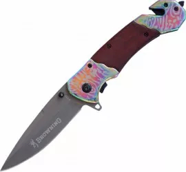 Cutit briceag de buzunar Browning 22 cm model Elite force cu dispozitiv taiat centuri si spart geamuri
