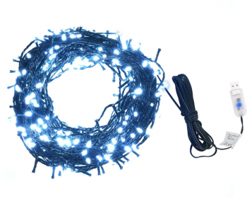 Instalatie de lumini 400 LED-uri alb rece 40 m int./ext. 