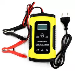 Redresor smart pentru acumulatori auto moto 12V 4ah-100ah cu display 5A viteza maxima incarcare inteligent