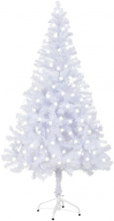 Brad de Craciun artificial cu LED-uri and suport 120 cm 230 ramuri 