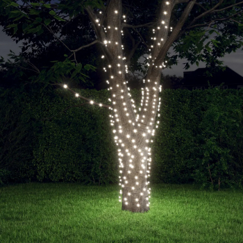 Lumini solare feerice 2 buc.x200 LED alb rece interior/exterior 