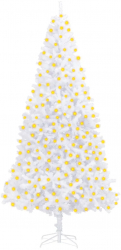 Brad de Craciun artificial cu LED-uri alb 300 cm