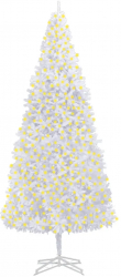 Brad de Craciun artificial cu LED-uri alb 500 cm 