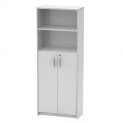 Biblioteca mdf alb Johan 72.5x33.8x186 cm 
