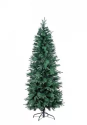 Brad slim artificial verde Dresda 240 cm