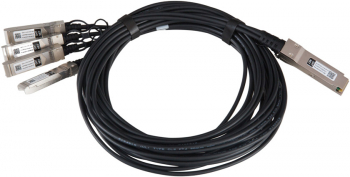 Cablu Pasiv GHT-NET Direct Attach Copper DAC 40G QSFP+ la 4x10G SFP+ Cisco Compatibil QSFP4S+CU3M 3m 
