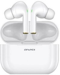 Casti Audio Stereo Universale Bluetooth 5.0 - Awei T29 TWS Alb 