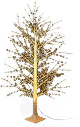 Copac decorativ alb cu leduri Ø 97x180 cm 