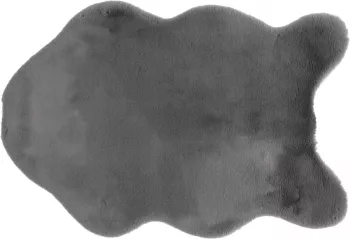 Covor blana artificiala gri Rabit 90x60 cm 
