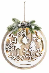 Decoratiune Craciun cu led 28 cm 