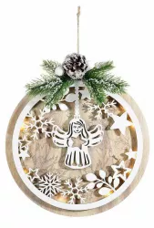 Decoratiune Craciun Inger cu led 28 cm 