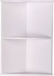Etajera de colt din mdf alb Atene 30x30x48 cm 