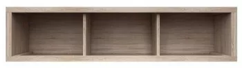 Etajera suspendabila din pal stejar sonoma Norty 127x28x31 cm 
