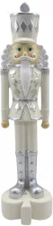 Figurina Spargatorul de Nuci polirasina bej 9x9x35 cm 