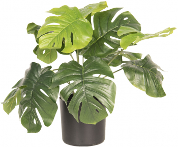 Floare artificiala verde in ghiveci 42 cm x 42 cm x 40 h 