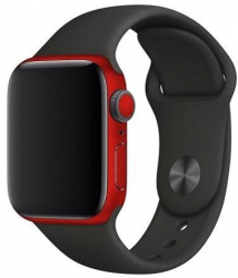 Folie Skin Pentru Apple Smart Watch 6 44mm 2 Buc Marmalis Sticker Skin Cardinal Red 