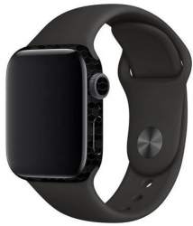 Folie Skin Pentru Apple Smart Watch 6 44mm 2 Buc Marmalis Sticker Skin HoneyComb Black 