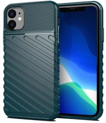 Husa Apple iPhone 11 - iberry Thunder TPU Flexibil Verde 
