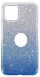 Husa Apple iPhone 11 Pro - iberry Shining Argintiu/Albastru 