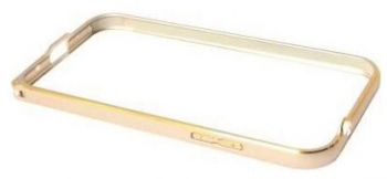 Husa Bumper Aluminiu Pentru Samsung Galaxy Core Prime G360 Auriu 