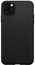 Husa Carcasa Compatibila cu Apple iPhone 11 Pro Max - Spigen Thin Fit Classic Negru 