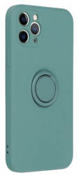 Husa Compatibila cu Apple iPhone 11 Pro - Forcell Silicone Ring Green 