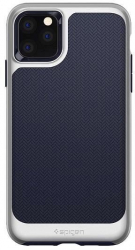 Husa Compatibila cu Apple iPhone 11 Pro Max - Spigen Neo Hybrid Satin Silver 