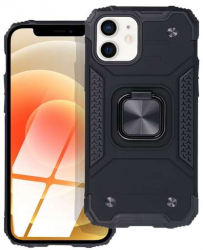 Husa Compatibila cu Apple iPhone 12 iPhone 12 Pro iberry Nitro Ring Negru 