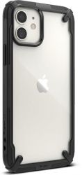 Husa Compatibila cu Apple iPhone 12 Mini - Ringke Fusion X Black 