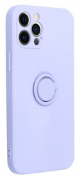 Husa Compatibila cu Apple iPhone 12 Pro Max - Forcell Silicone Ring Violet 