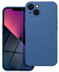 Husa Compatibila cu Apple iPhone 13 iberry Silicone MSafe Albastru 