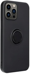 Husa Compatibila cu Apple iPhone 13 Pro Max - Forcell Silicone Ring Negru 