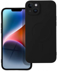 Husa Compatibila cu Apple iPhone 14 Plus iberry Silicone MSafe Negru 