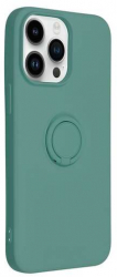 Husa Compatibila cu Apple iPhone 14 Pro Max Forcell Silicone Ring Green 