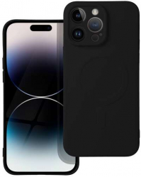 Husa Compatibila cu Apple iPhone 14 Pro Max iberry Silicone MSafe Negru 