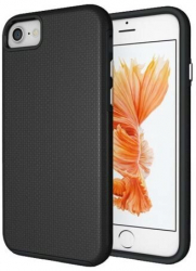 Husa Compatibila cu Apple iPhone 6 Apple iPhone 6S - iberry Armor Rugged Negru 