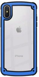 Husa Compatibila cu Apple iPhone X iPhone XS - Iberry SuperShock Albastru 