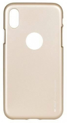 Husa Compatibila cu Apple iPhone XR - Goospery TPU i-Jelly Case Gold 