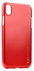 Husa Compatibila cu Apple iPhone XR - Goospery TPU i-Jelly Metal Case Red 