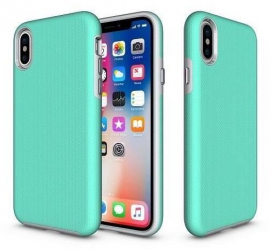 Husa Compatibila cu Apple Iphone XS Apple iPhone X-Iberry Rugged Green Mint 