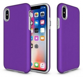 Husa Compatibila cu Apple Iphone XS Apple iPhone X-Iberry Rugged Purple